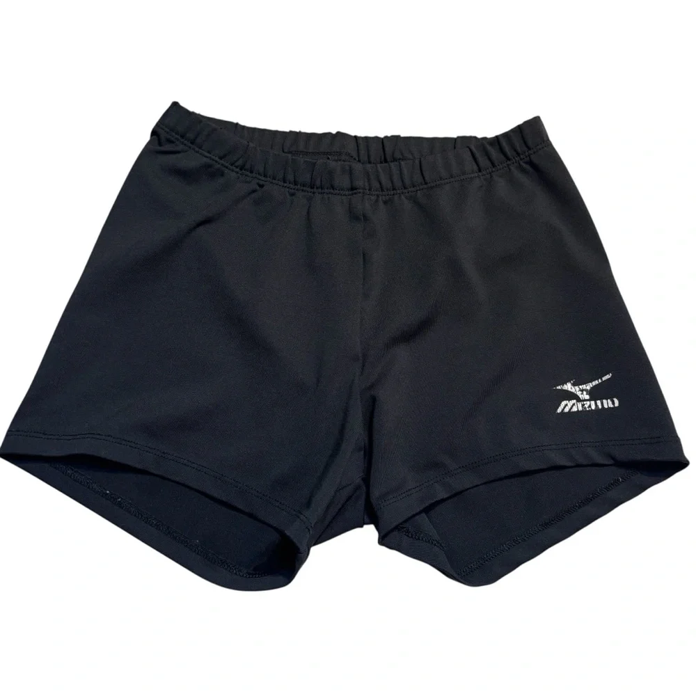 Mizuno Athletic Shorts Small DryLite Black Sports Shorts Stretchy Lightweight